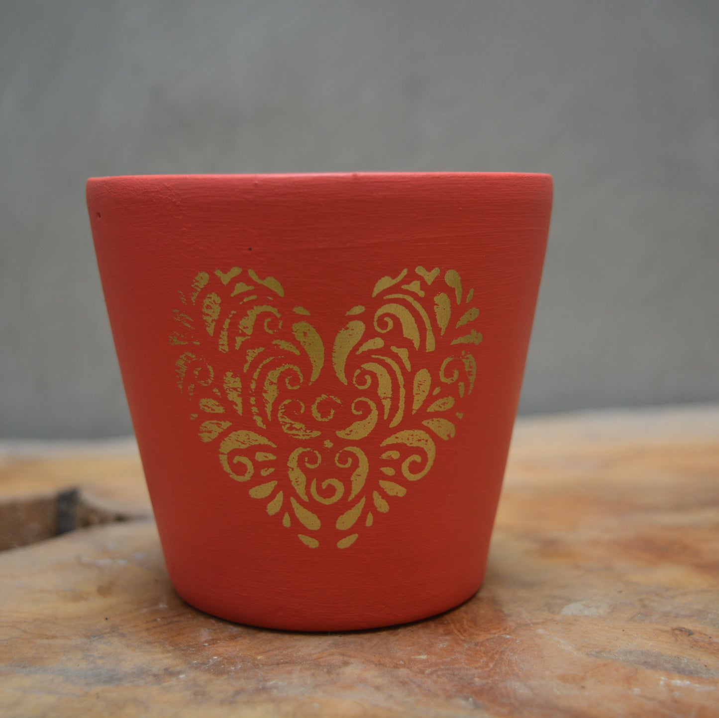 4 inch Mandala Terracotta Pot(assorted color)