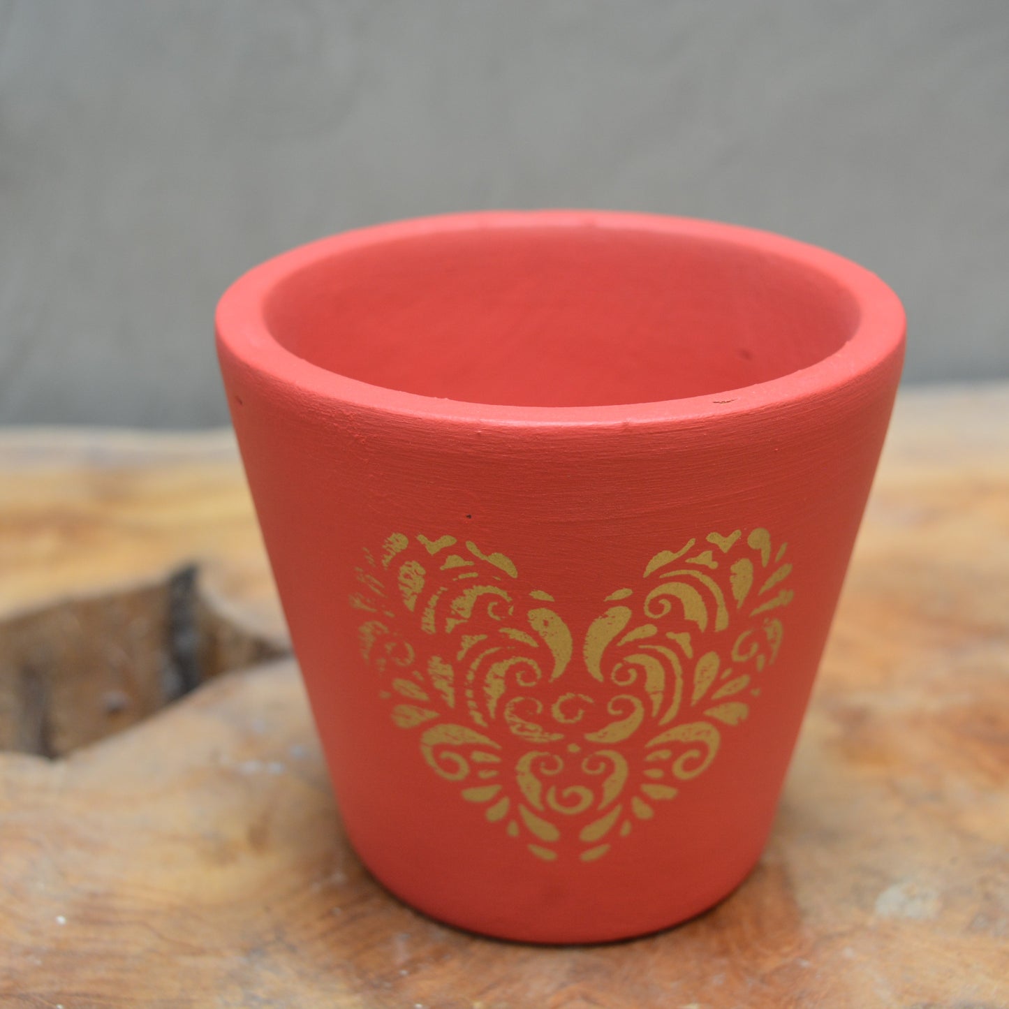 4 inch Mandala Terracotta Pot(assorted color)