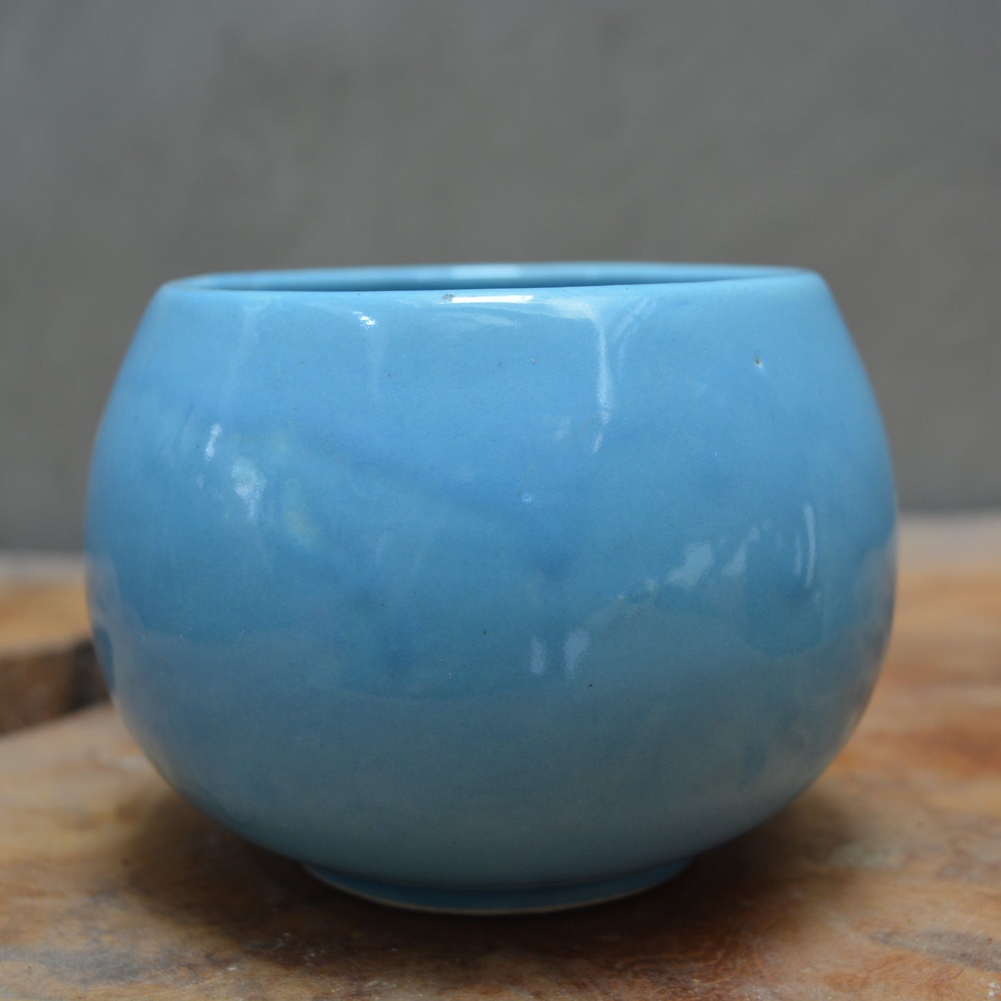 Footed Curvy Pot with Saucer Plate - 4inch