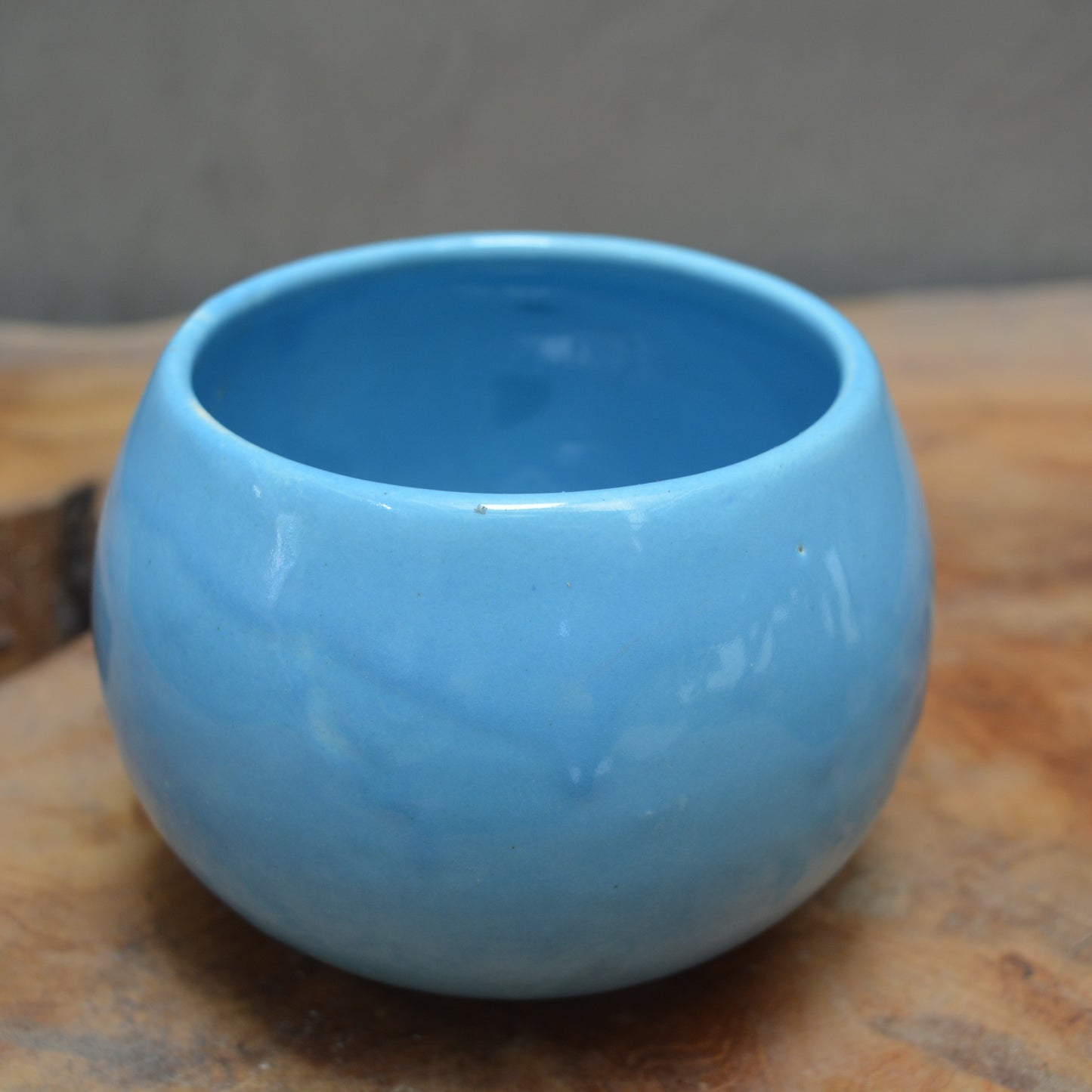 Footed Curvy Pot with Saucer Plate - 4inch