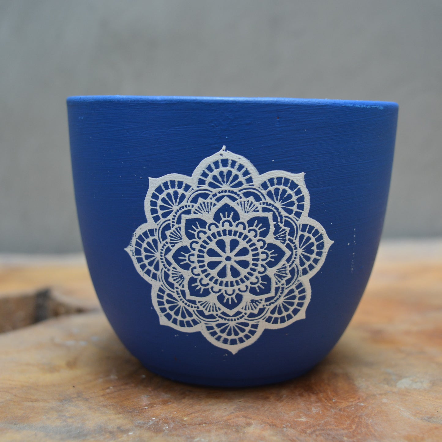 4 inch Mandala Terracotta Pot(assorted color)