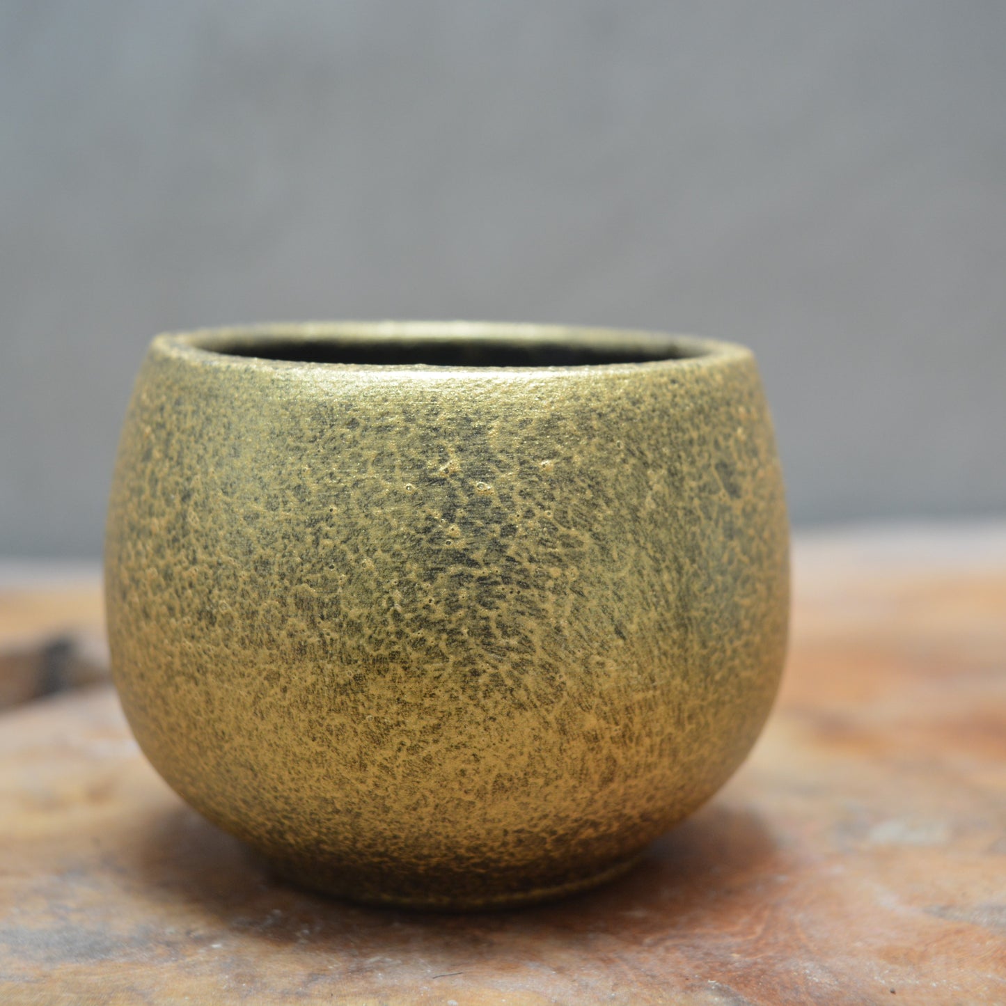 Copper Terracotta pot -- 6inch