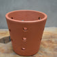 Terracotta Orchid Pot with Tray 6inch -- set of 2