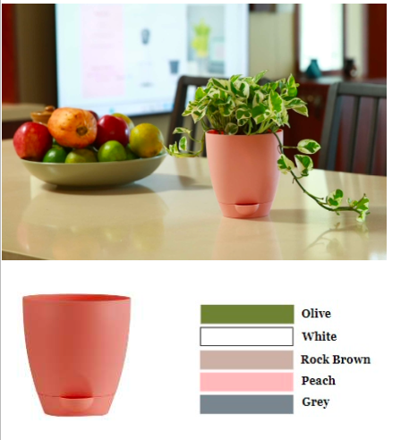 Greena Self Watering Planter -4.7 inch (Set of 3)