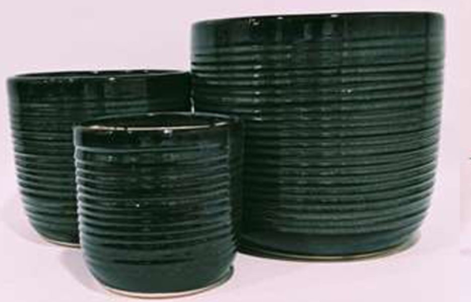 ceramic green 8inch pot