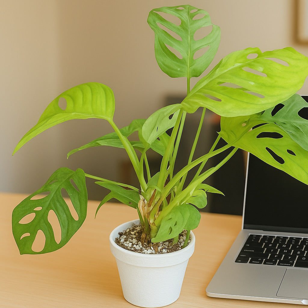 Broken Heart plant (Monstera adansonii) in 4inch nursery pot