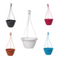 Bello 16 hanging planter with tray(Assorted colour) - Set of 3